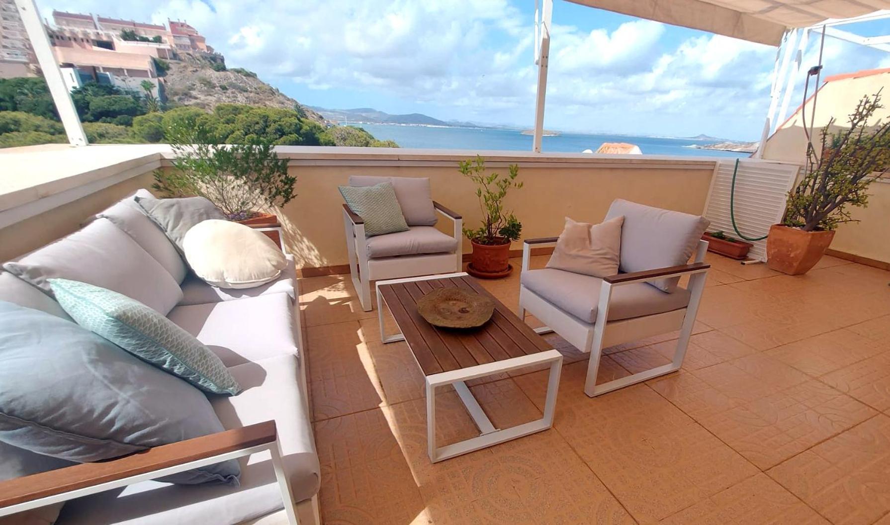 Nido Del Amor Deluxe 1A Linea Terraza Indoorpool Wifi Aire Netflix 10 Metros A Cala Del Pino 라망가델마르메노 객실 사진