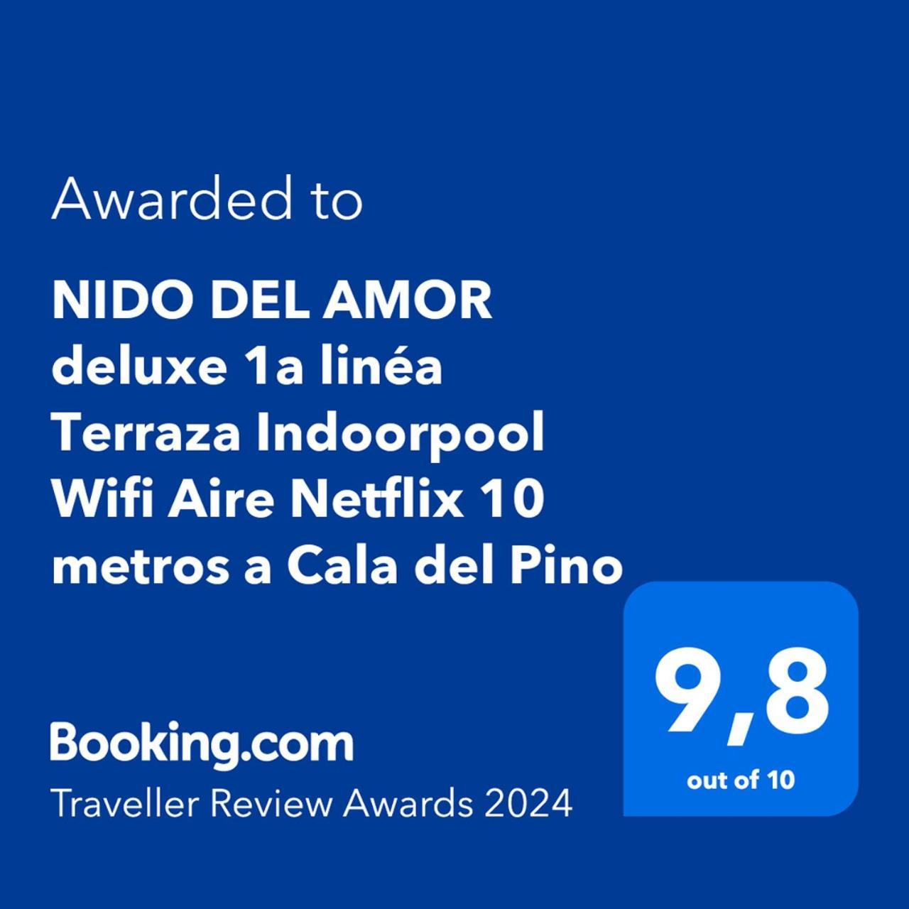 Nido Del Amor Deluxe 1A Linea Terraza Indoorpool Wifi Aire Netflix 10 Metros A Cala Del Pino 라망가델마르메노 외부 사진